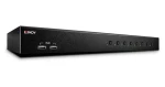 Lindy KVM Switch Pro 8 Port černá / KVM přepínač / DVI-I Single Link / USB 2.0 / Audio / max. 1920x1200 (39317)