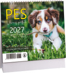 Stolní kalendář mini 2027 Aria Pes - věrný přítel
