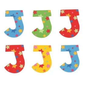Bigjigs Toys Hvězdičkové písmenko J