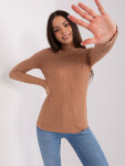 Jumper PM SW 1087.09 světle hnědý S/M