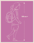Školní batohový 3-dílný set BAAGL CUBIC - Zen (batoh, penál, sáček)