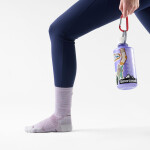 Dámské merino ponožky SMARTWOOL Women's Run Zero Cushion Crew Socks, Purple Eclipse velikost: 34-37 (S)