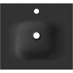 MEXEN - Vela umyvadlo zapuštěné do desky 46 x 46,5, černá mat 25234571
