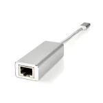 Nedis adaptér USB-C - RJ45 stříbrná / Adaptér / USB 3.2 Gen 1 / 1 Gbps / 0,20 m (CCTB64950AL02)