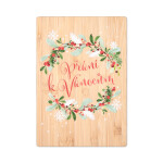 Vánoční bambusové přání - Věnec - Albi