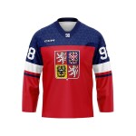 Dres české hokejové reprezentace Martin Nečas #98 2026 CCM Fandres replica - červený Velikost: dětský XXXXS