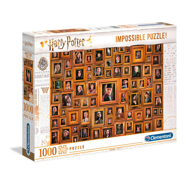 Clementoni Puzzle Impossible - Harry Potter, 1000 dílků - Kinsmart