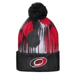 Outerstuff Dětská zimní čepice Carolina Hurricanes NHL Paint Splatter Cuffed