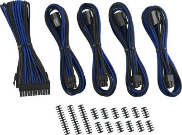 CableMod Classic ModMesh Kabel Extension Kit 8+8 pin PCIe - černo-modrá (CM-CAB-CKIT-N88KKB-R)