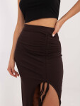 Skirt MI SD 20582 2.65 tmavě hnědá jedna velikost