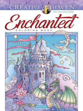 Creative Haven Enchanted Coloring Book, antistresové omalovánky, Marjorie Sarnat