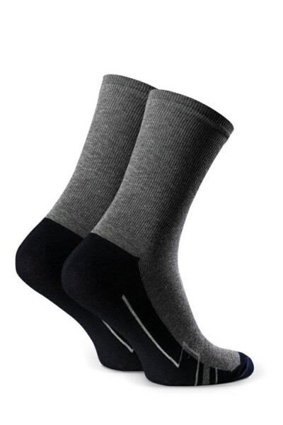 Pánské sportovní ponožky 057 melanžově šedá 44-46