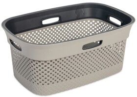 DEA HOME Koš na čisté prádlo WOOLLY 45 L - šedá / antracit
