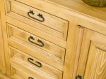 ARTEN (NANO Systems s.r.o.) Rustikální masivní komoda POPRAD COM102 - borovice (světlý vosk)