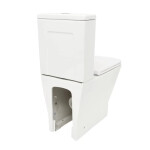 WC kombi komplet SAT B-Way vírové včetně prkénka softclose, vario odpad SAT2168STORP SAT2168STORP