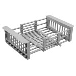 REA - Teleskopický odkapávač na dřez P14487A Grey HOM-09974