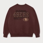 Lobster & Lemonade Pánská mikina San Francisco 49ers NFL L&L '96 Classics Crew Sweater Maroon Velikost: M