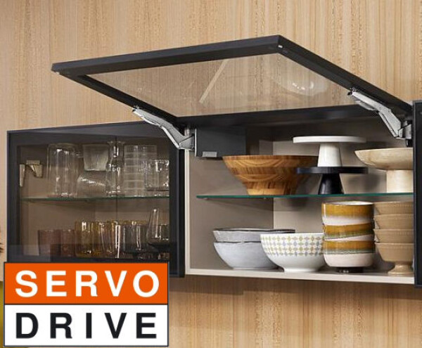 Blum Sada Aventos HK top ALU Servo-drive mechanismus: slabý, krytka: šedá tmavá (BLAHKT_51)