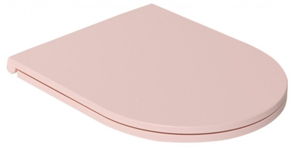 ISVEA - INFINITY WC sedátko, SLIM, Soft Close, Easy Take, růžová Salmon 40KF0541I-S