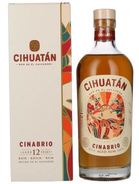 Ron Cihuatán Cinabrio 12y 40% 0,7 l (karton)