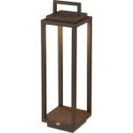 Broggi Lucerna LED Resort, corten, 35 cm