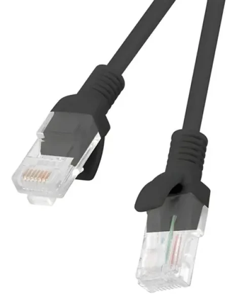 Lanberg černá / Patch kabel UTP / Cat6 / 1,5 m / 10 ks / Fluke Passed (PCU6-20CC-0150-BK)