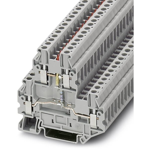 Phoenix Contact 3046715 řadová svorka pro konstrukční prvky 5.2 mm šroubovací šedá 50 ks