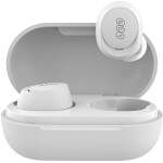 QCY T27 bílá / Bezdrátová sluchátka / mikrofon / Bluetooth 5.3 / IPX4 / s dobíjecím boxem (T27 white)