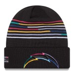 New Era Pánská zimní čepice Los Angeles Chargers NFL 2025 Crucial Catch Beanie