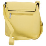 Stylová dámská koženková crossbody kabelka Katia, žlutá