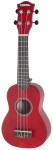Cascha HH 3970 Soprano Ukulele Bundle Red