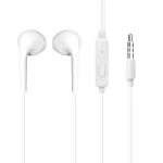 Dudao X10S drátová sluchátka do uší bílá / s mikrofonem / 3,5 mm mini jack / kabel 1.15 m (204521)