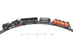 Vlakový set se světelnými efekty 122x68 cm