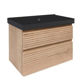 Koupelnová skříňka s umyvadlem Naturel Savona 78x53x45 cm dub mat SAVONA280DHU1B SAVONA280DHU1B