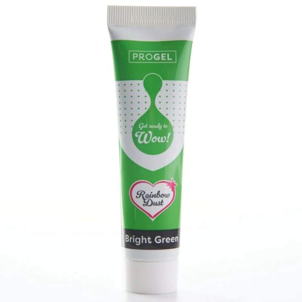 Rainbow Dust ProGel® Gelová barva Bright Green 25g