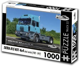 RETRO-AUTA Puzzle TRUCK Tatra 815 N51 4x4 tahač návěsů (č.22)