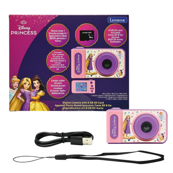 Lexibook fotoaparát Disney princezny s 5 hrami - Alltoys Lexibook