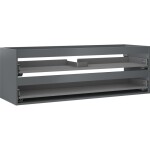 MEXEN - Box-A skříňka pro umyvadlo 140, 2 zásuvky, grafit mat 91AX0-1400-470-2-66