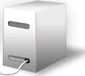 Goobay 95410 CAT 5e síťový kabel U/UTP 305 m šedá (4040849954108)
