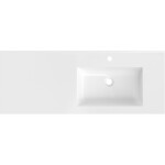 MEXEN - Otis umyvadlo zapuštěné do desky pravá 121 x 46,5, bílá lesk 25181200P