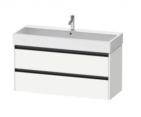 DURAVIT - Ketho.2 Umyvadlová skříňka 55x118x46 cm, 2 zásuvky, matná bílá K25279018180000