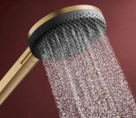 HANSGROHE - Raindance Alive Select S Set sprchové hlavice, držáku a hadice, 3 proudy, EcoSmart, kartáčovaný bronz 24611140