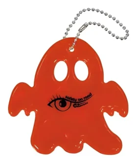Compass Reflexní přívěsek Ghost červený / Přívěsek / reflexní / na batoh a klíče