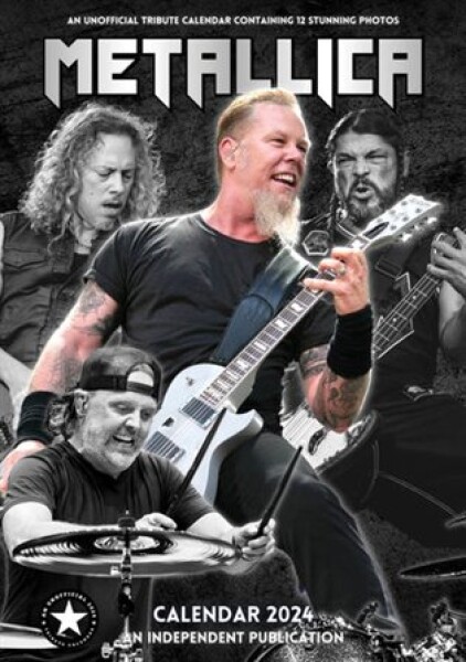 Kalendář Metallica 2024 (29,7 x 42 cm)