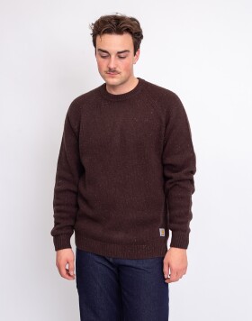 Carhartt WIP Anglistic Sweater Speckled Tobacco S