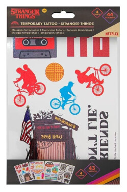 Stranger Things Dočasná tetování - Hawkins