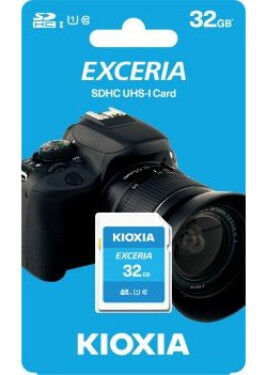 KIOXIA EXCERIA SDHC 32GB / Class 10 / UHS-I U1 / čtení: 100MBs (LNEX1L032GG4)