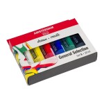 Royal Talens Sada akrylových barev Talens Amsterdam 6x20 ml - základní odstíny