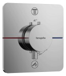 HANSGROHE - ShowerSelect Comfort Q Termostatická baterie pod omítku, pro 2 spotřebiče, chrom 15586000
