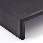 Set saténových podstavců na šperky - černý - 35~39 x 19,7 x 3~8 cm - 3 ks - výprodej